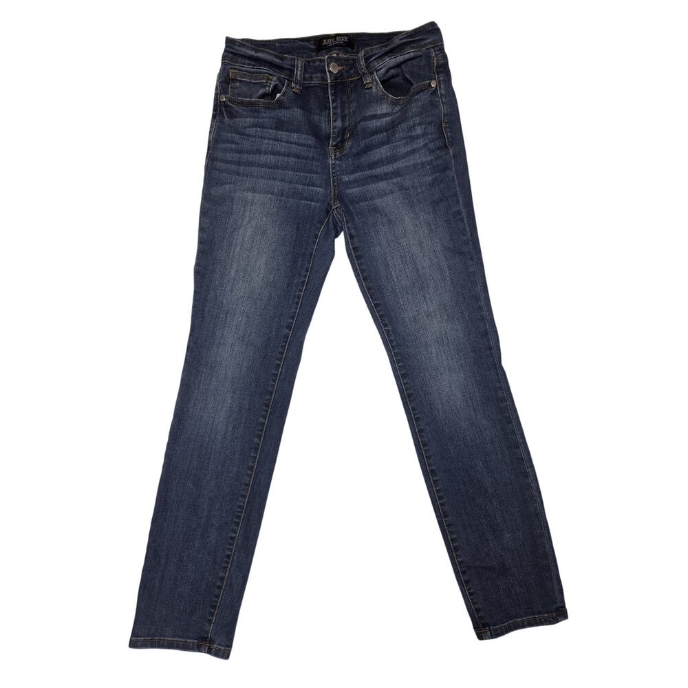Judy Blue Los Angeles Straight Fit Dark Wash Denim Jeans Women Size 28